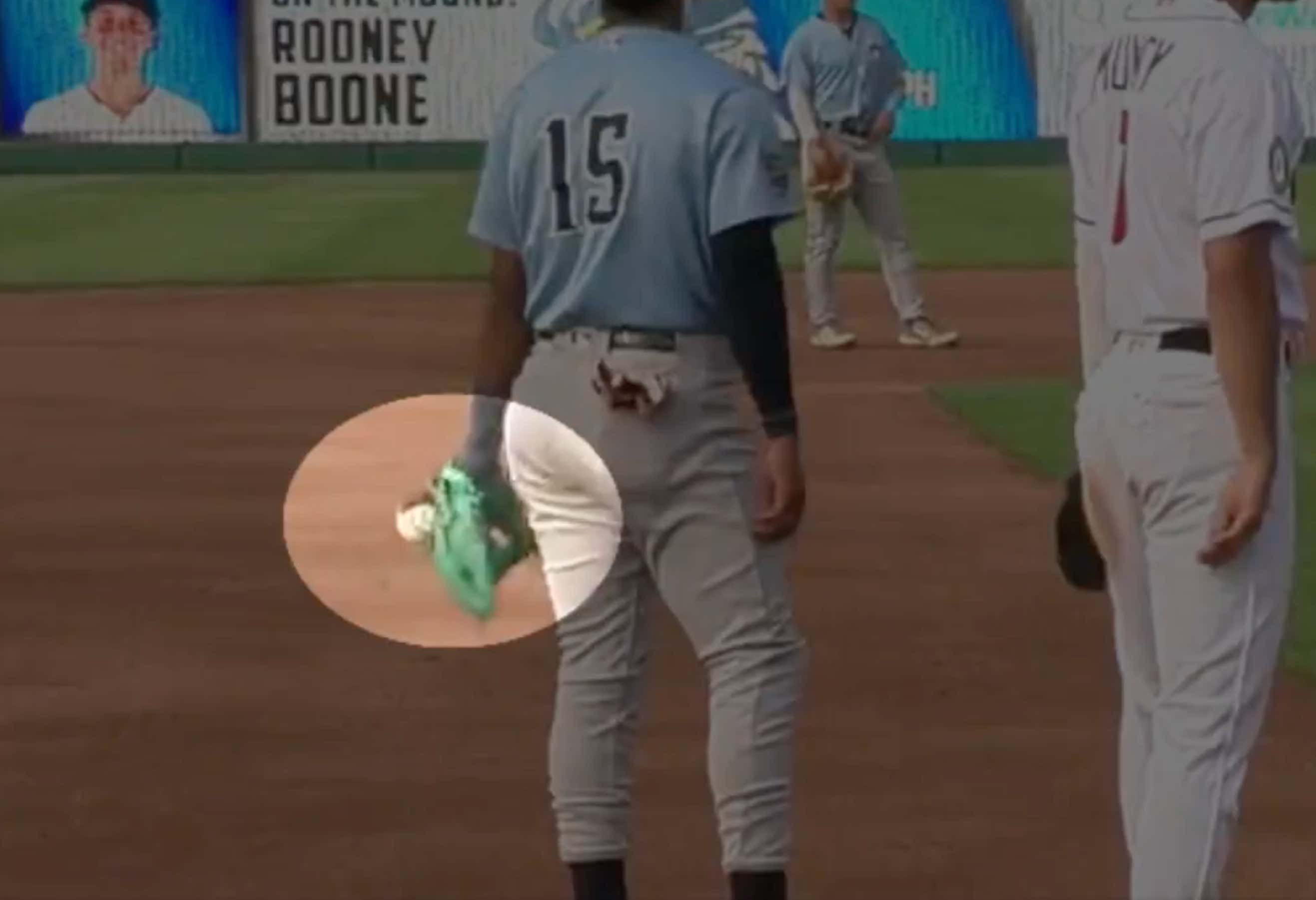 Third Baseman Uses His Abnormally Strong Finger Game To Execute A Flawless Hidden Ball Trick