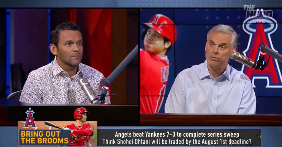 Colin Cowherd Insists The Angels Need To Get As Many First Round Picks As Possible For Shohei Ohtani, Then Learns On-Air You Can't Trade Draft Picks In Baseball