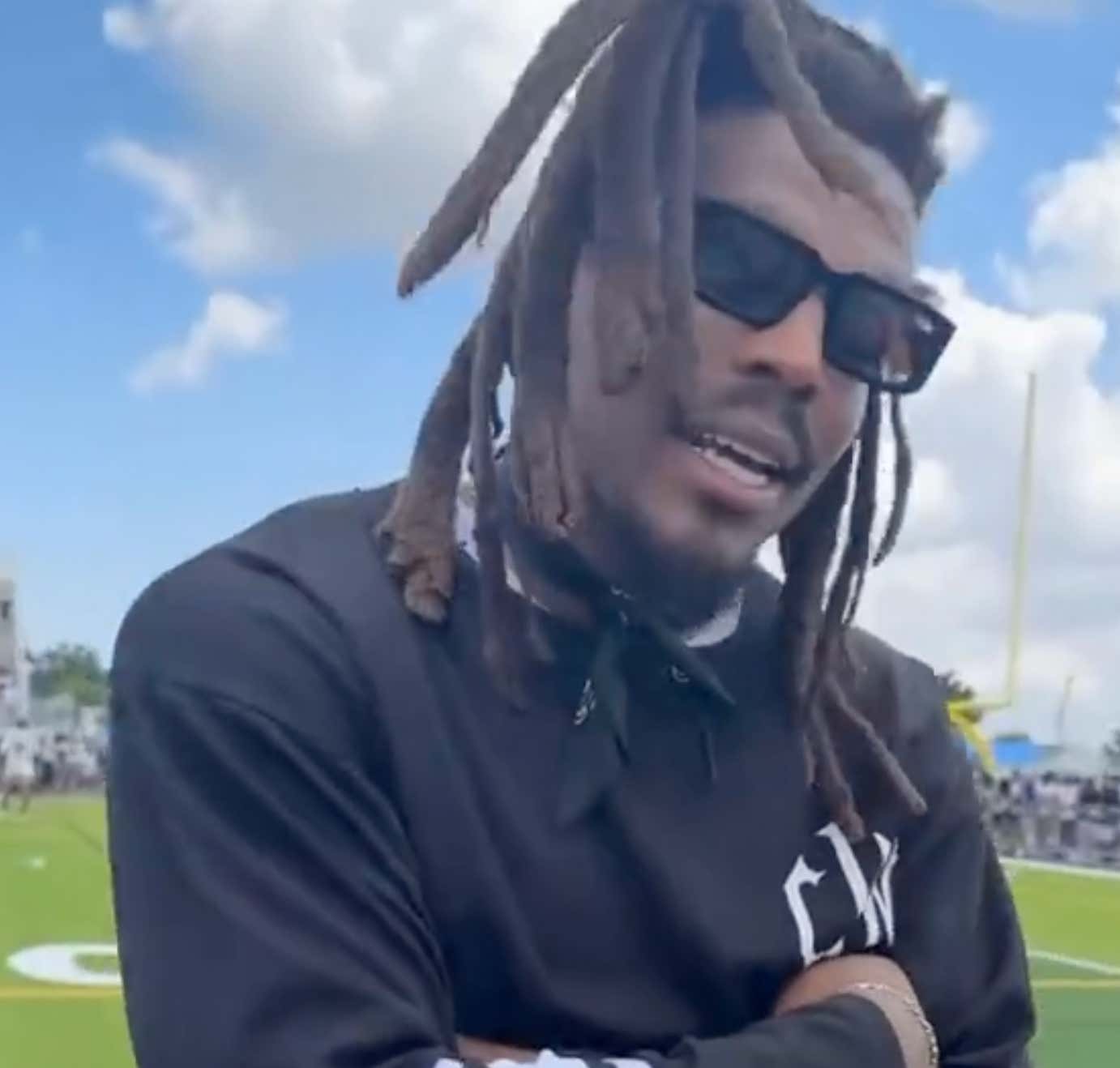 Cam Newton Gets Chirped At By A Fan Who Says They Have The Same Amount Of Rings In What Is An Extremely Cringy Video