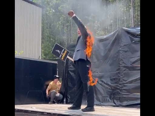 Harrison Ford's Stuntman Mike Massa Sets Himself On Fire In The Biggest SAG-AFTRA Strike Flex Yet (Plus More Strike Updates)