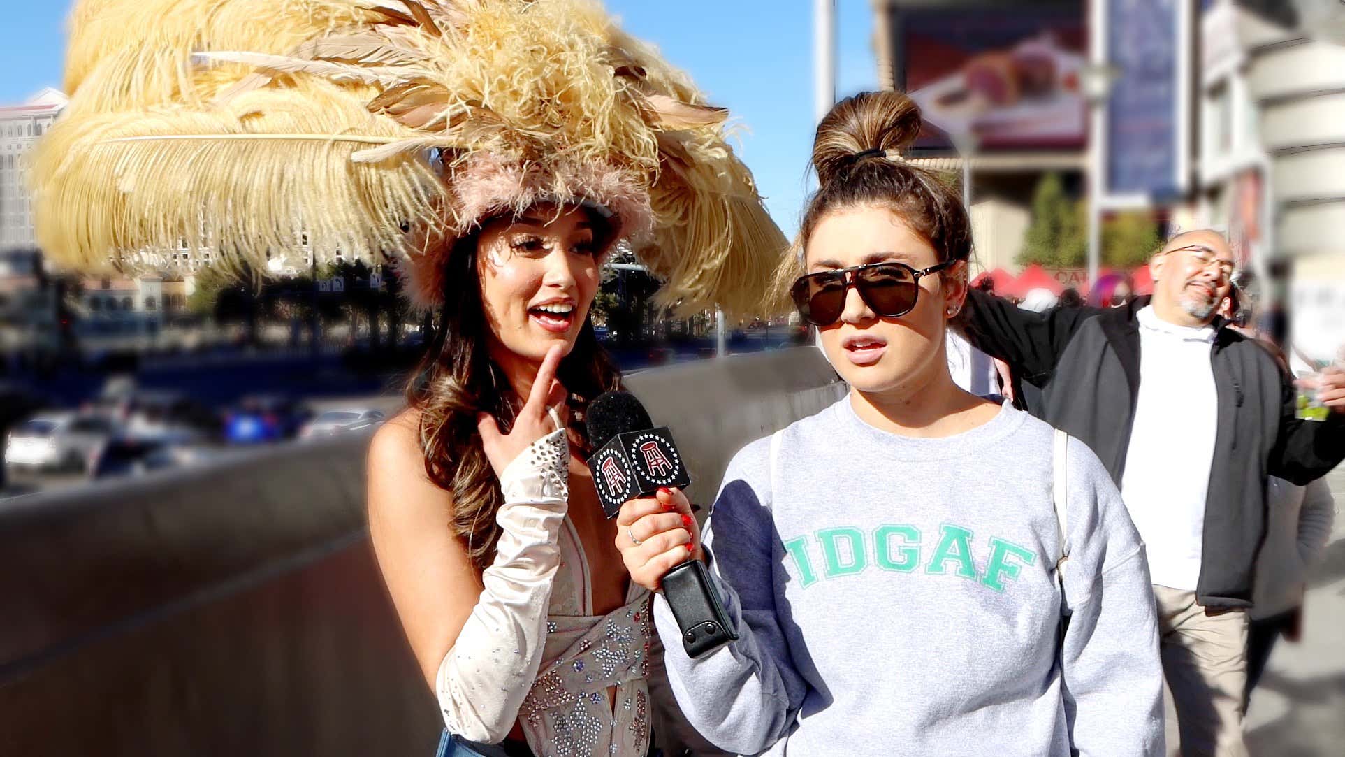 Asking Gibberish Questions To Drunk People In Vegas!