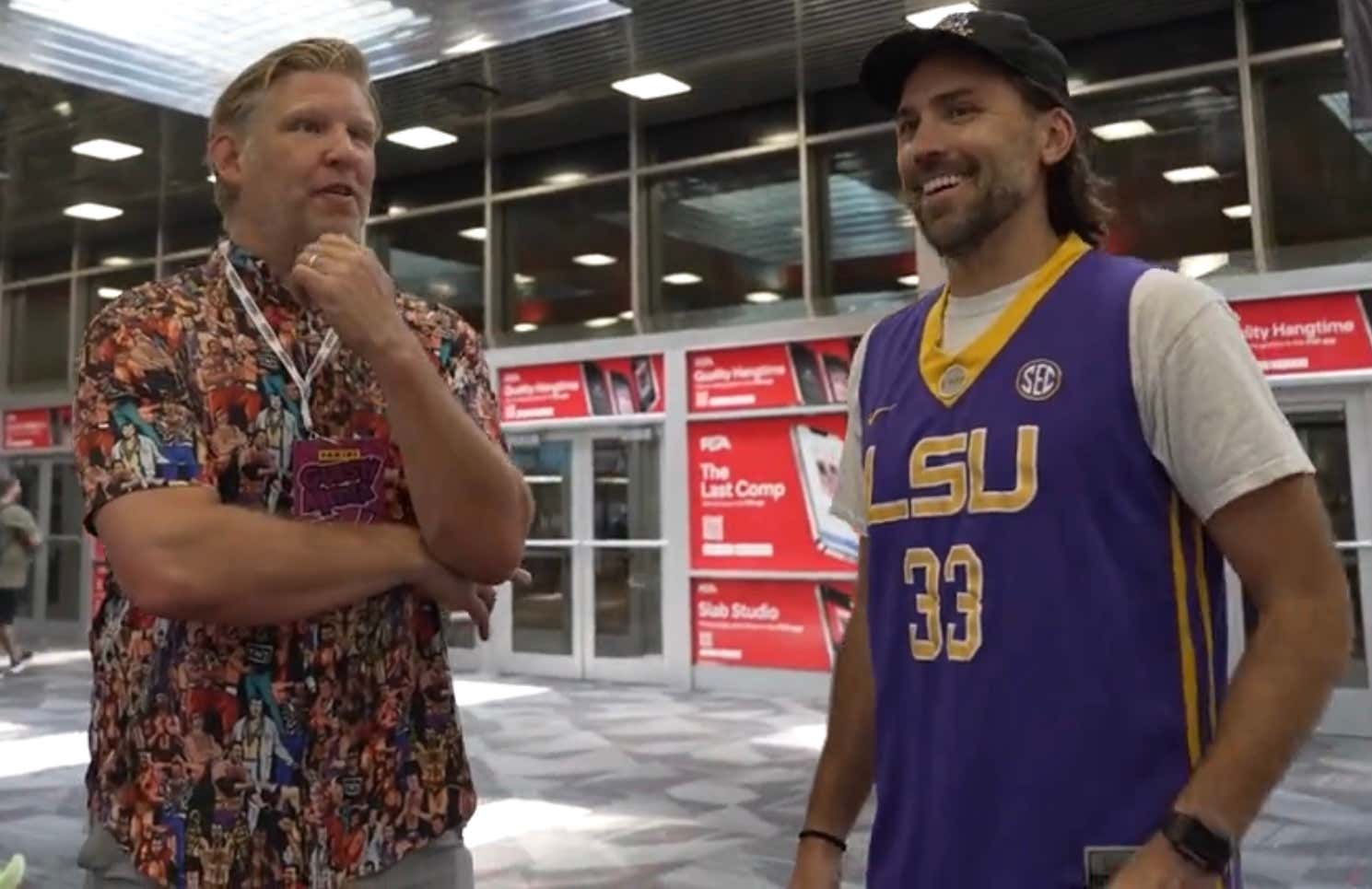 Treasure hunting at the National Sports Collector's Convention with that idiot Mark Titus