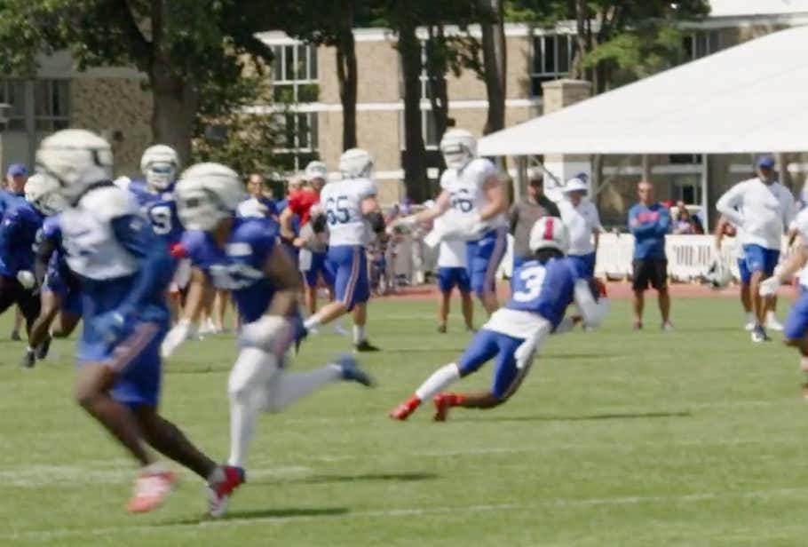 Damar Hamlin Is Back Practicing With The Bills And Already Made A Sweet Interception