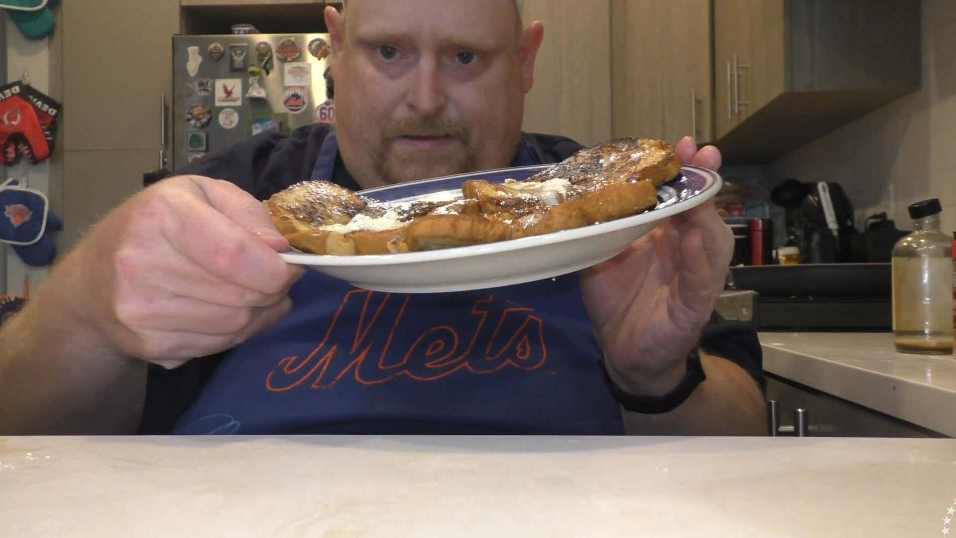 Tank Cooks French Toast