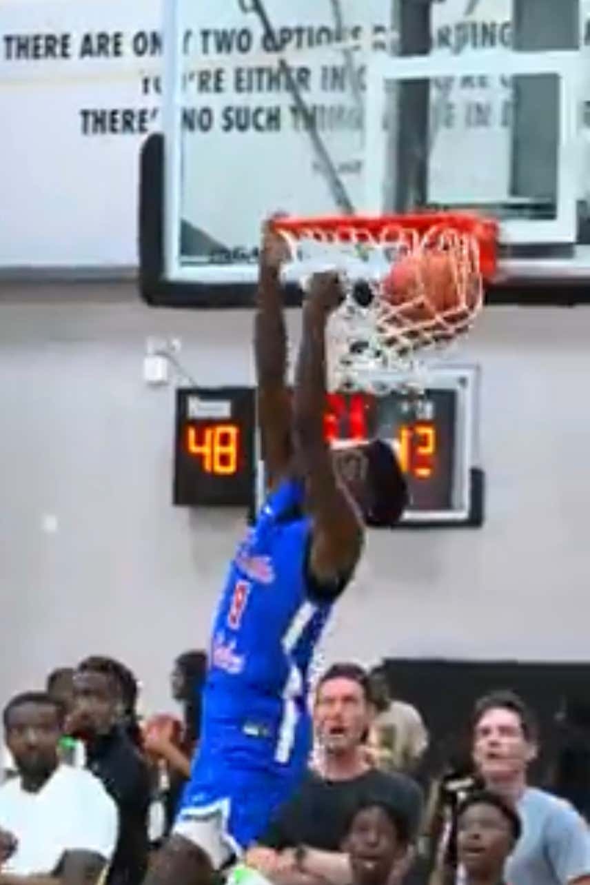 Imagine Playing In A 6th Grade Basketball Game And Getting Yammed On By Another 6th Grader