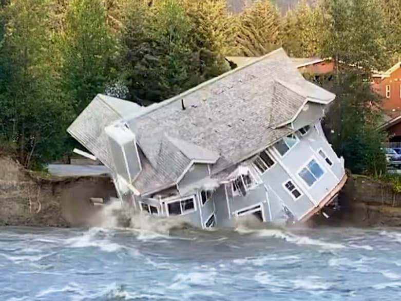 Ever Been on an Alaskan Vacation Where Your AirBnB Later Got Washed