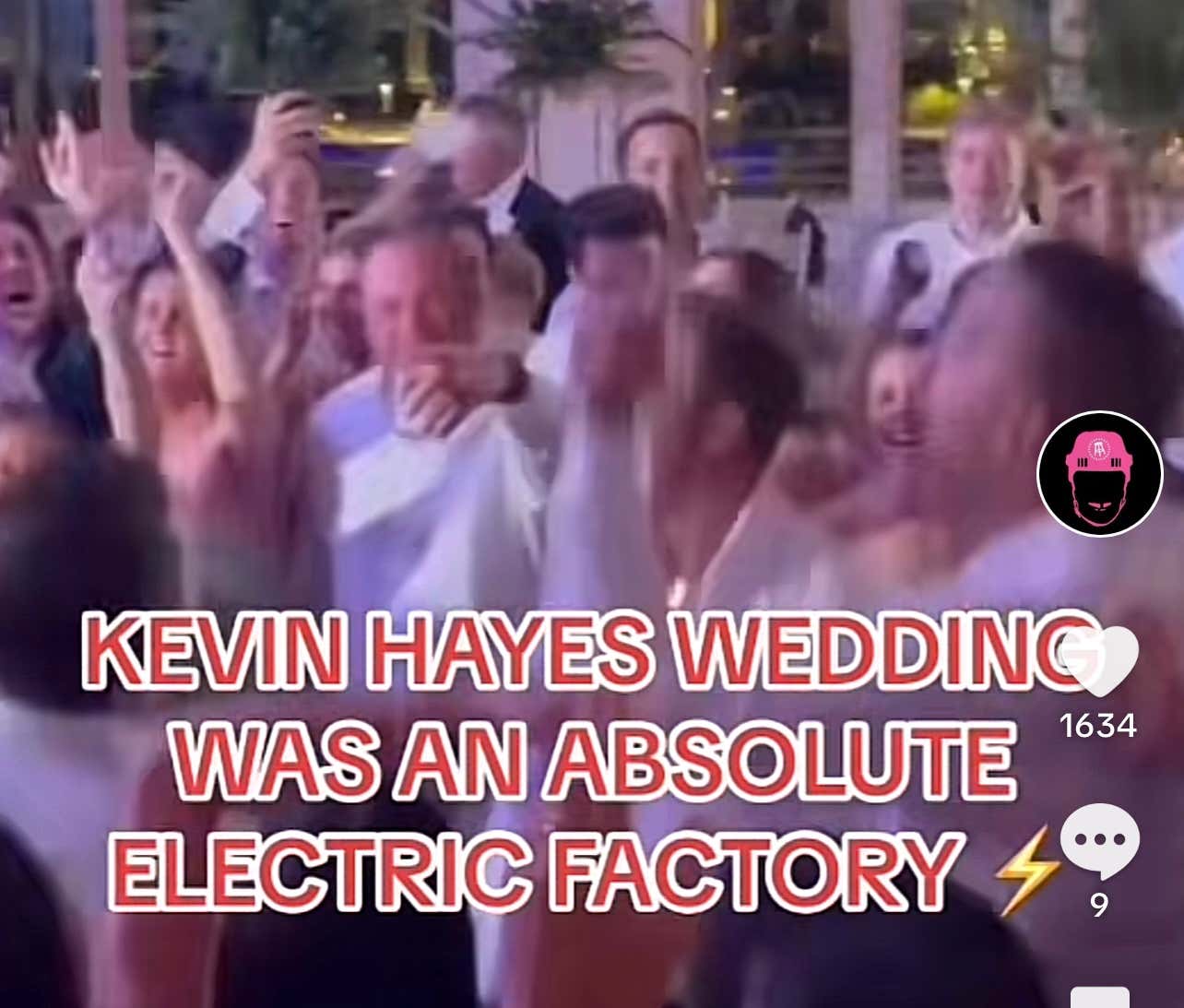 Sammy Adams Performed Live At Kevin Hayes Wedding And It Looked Like A Banger