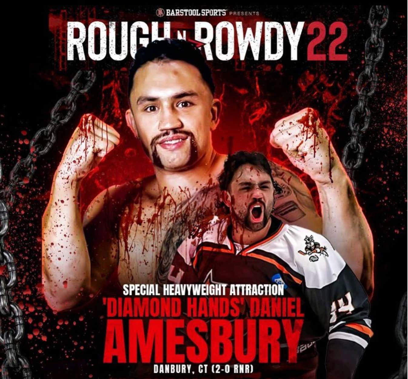 Undefeated Hockey Brawler DIAMOND HANDS Guarantees A Knockout Tonight At RNR22