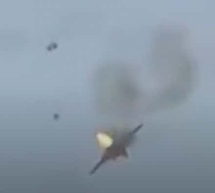 Watch: Wild Video Of Two Fighter Pilots Ejecting Over A Crowd At A Michigan Air Show