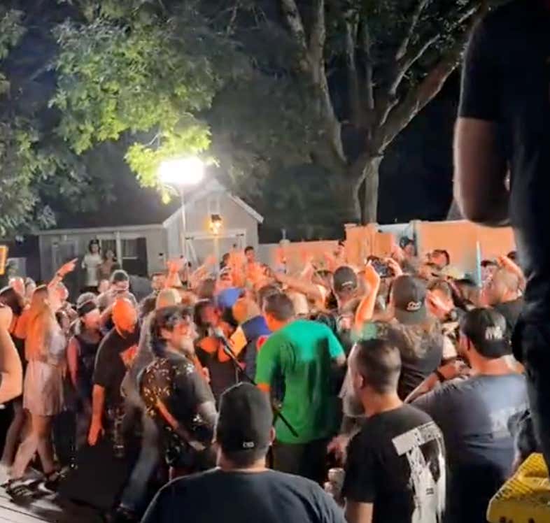 Taking Back Sunday Played A Wild Show In Somebody's Backyard Last Night