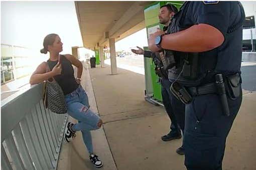 Plot Twist! New Video Shows Crazy Plane Lady Tiffany Gomas F-Bombing Cops and Saying the Plane Will 'Blow Up'