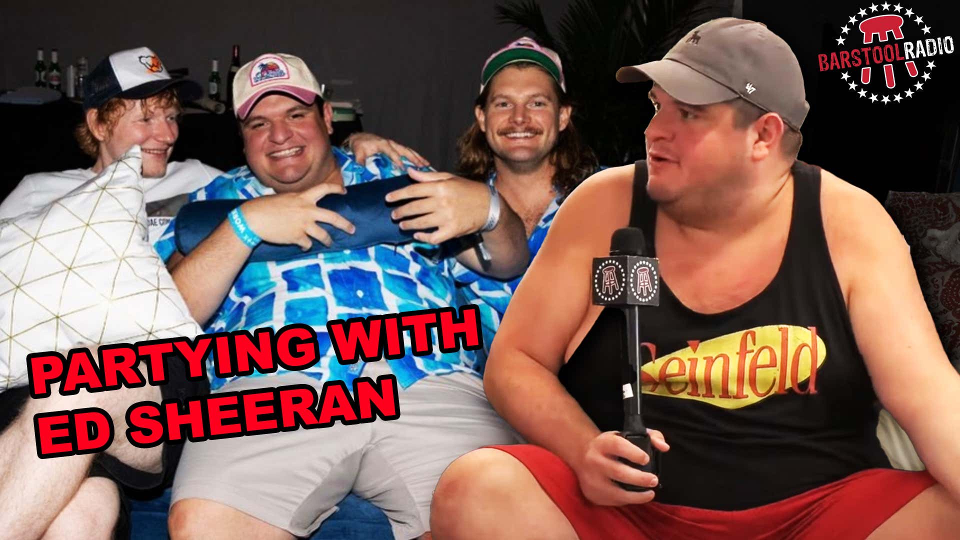 Glenny Balls Partying with Ed Sheeran Somehow Got Overshadowed on Barstool Radio Today