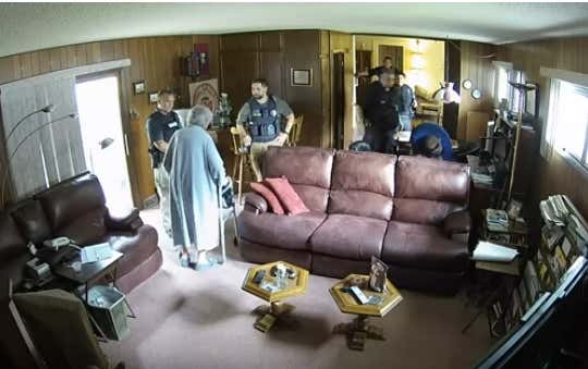 'You're an ASSHOLE! Get Out of My House!': Video Captures the 98 Year Old Newspaper Owner Who Died After a Police Raid on Her House Confronting the Chief Under Investigation for Sexual Misconduct