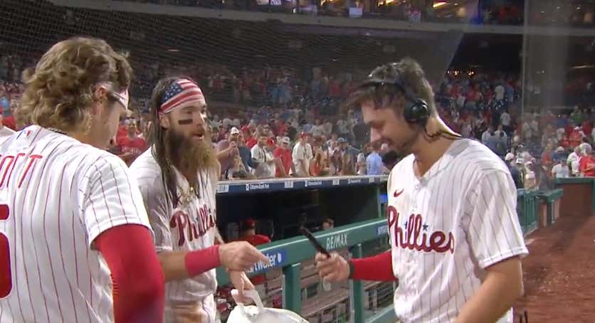 Shocking New Video Shows Trea Turner Turning Down A Delicious Stick Of Wagyu Beef Jerky