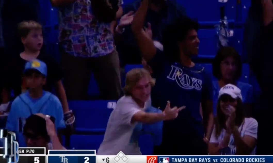 Catching A Home Run Ball And Immediately Flipping Off The Outfielder Is Such A Great Move