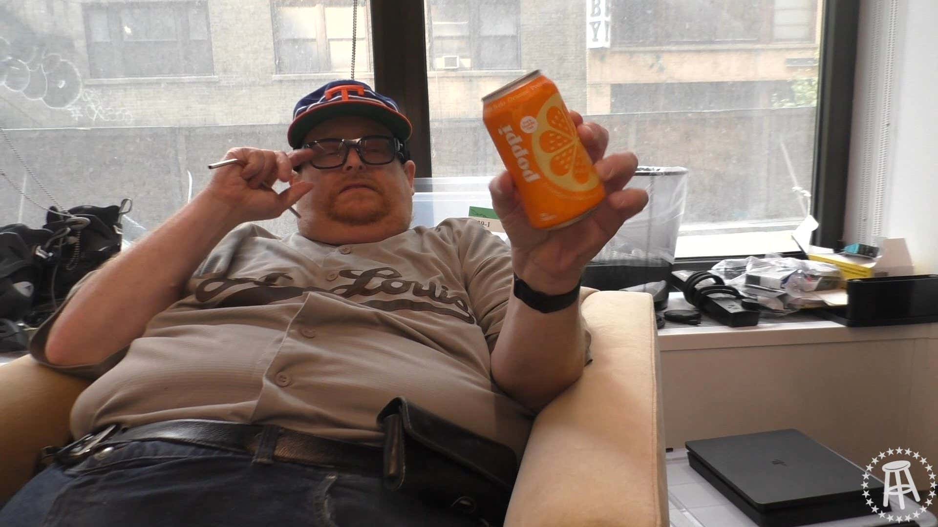 Tank's Taste Test Poppi Sparkling Orange