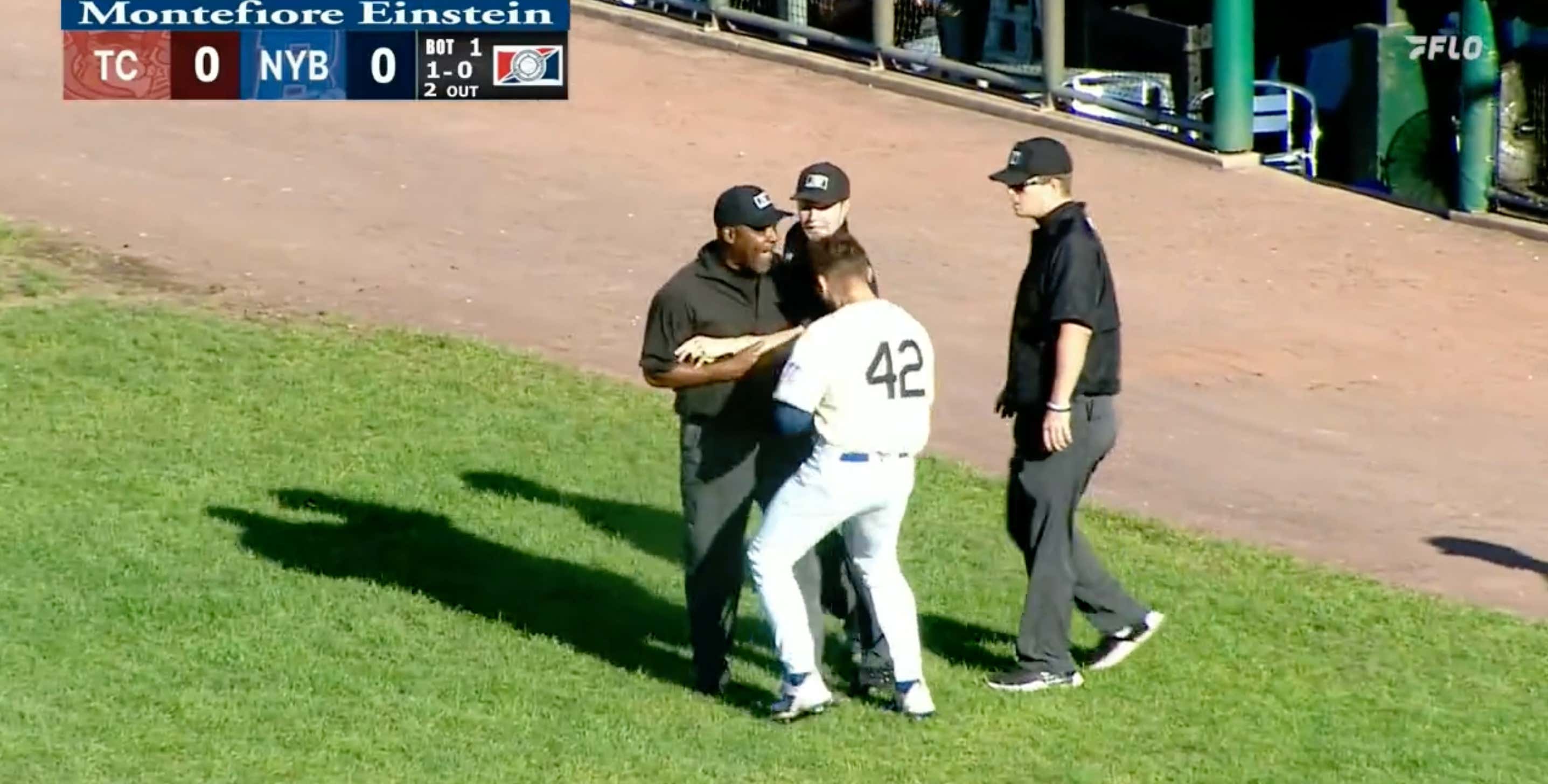 Here's Something You Probably Haven't Seen Before: An Umpire Getting EJECTED From A Baseball Game