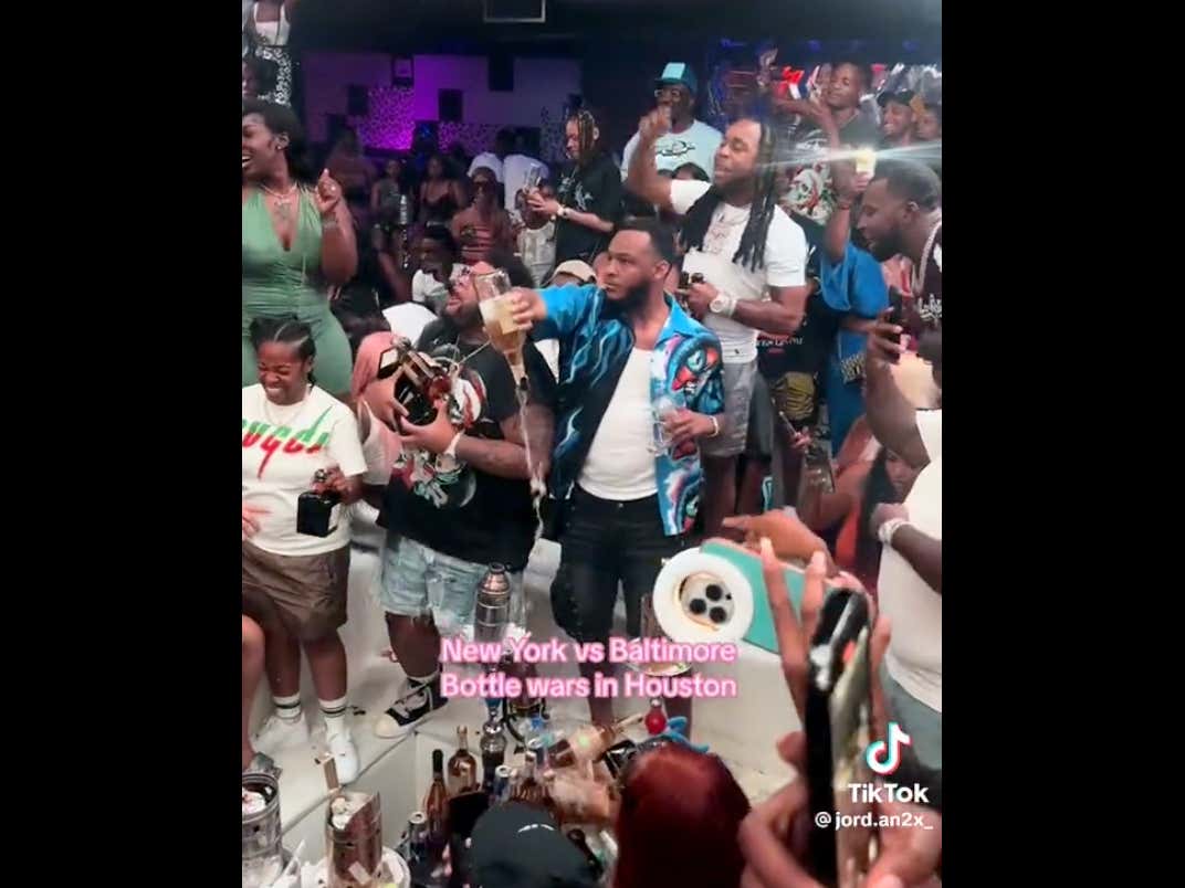 This Club In Houston Had A "Bottle Wars" Where They Competed To See Who