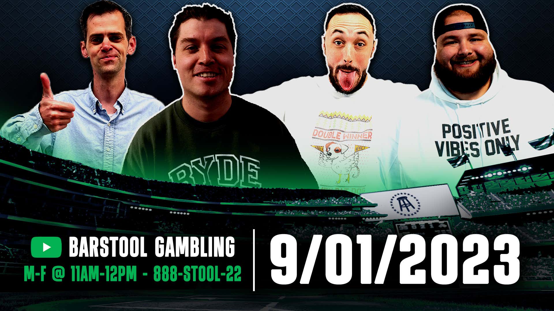 Barstool Sports Picks Central Friday, September 1st, 2023 Barstool