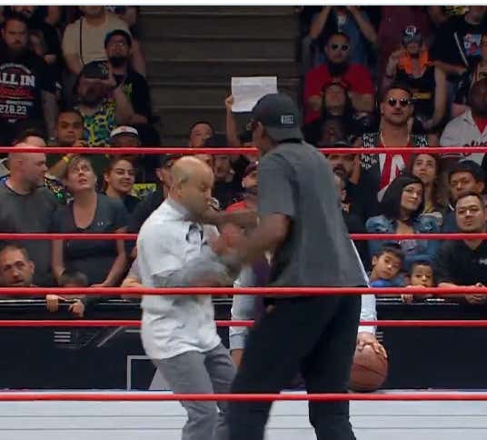 BAH GAWD THAT'S DENNIS RODMAN'S MUSIC .... And He Delivered A Choke Slam From Hell