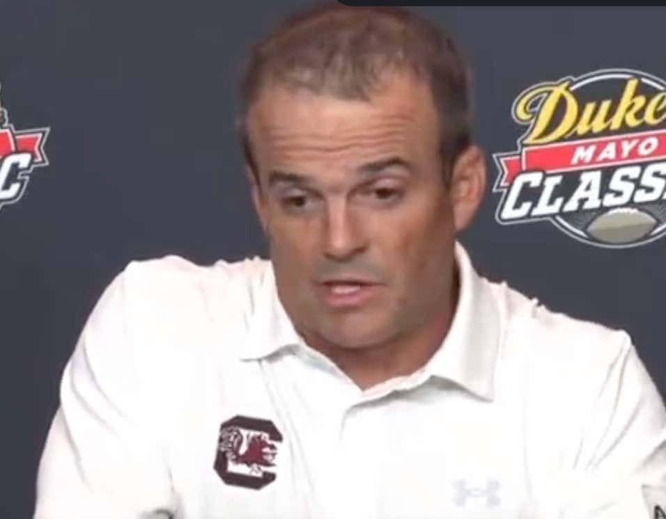 Shane Beamer Blaming South Carolina’s Loss On The Chain Crew Eating Hot Dogs Is Why They’ll Always Be A Loser Program