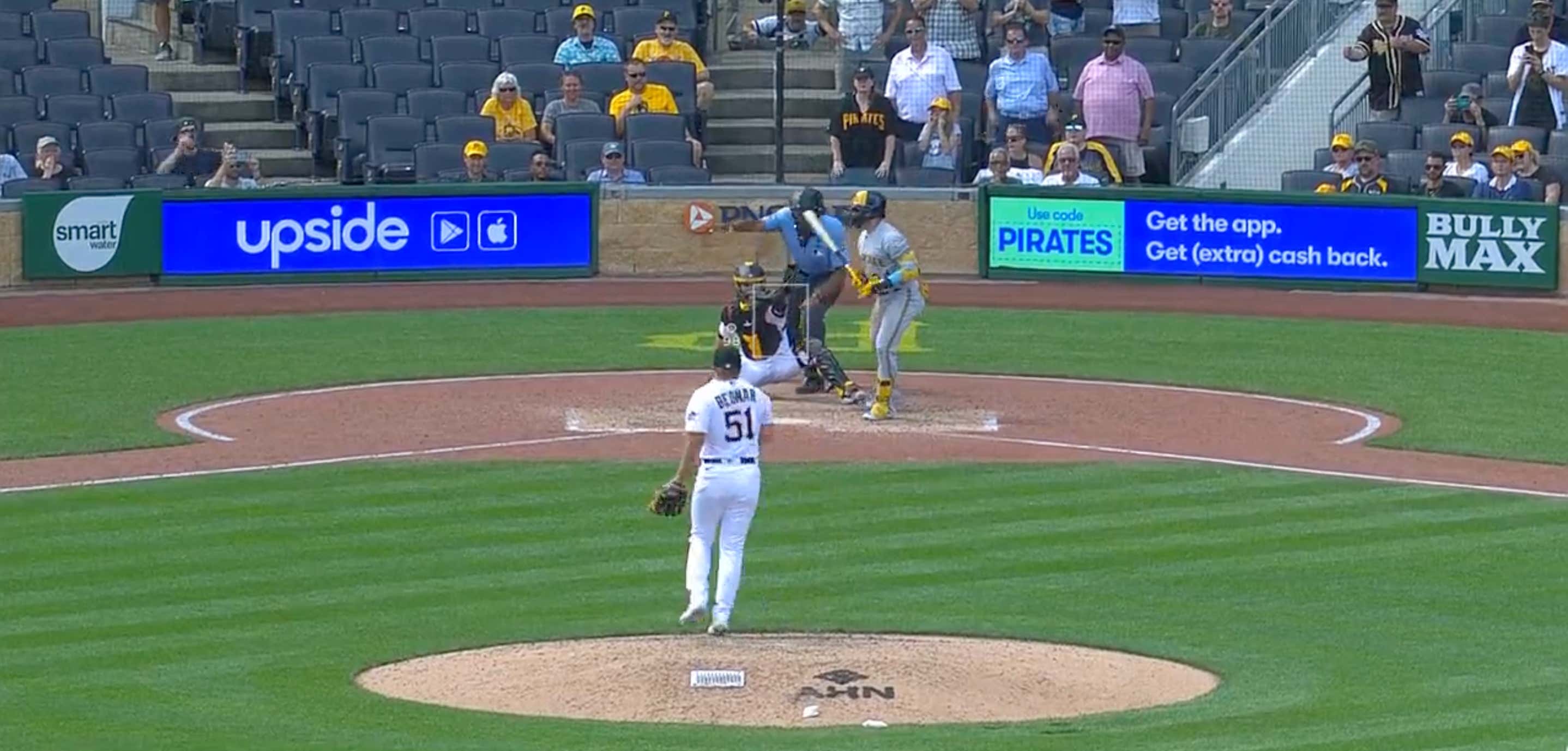 The Pirates Knocked Off The Brewers Today Thanks To A Brutal Strike Three Call By C.B. Bucknor To End The Game
