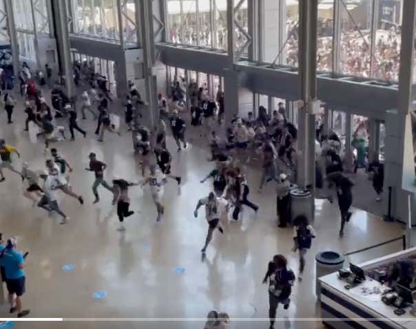 This Video Of Cowboys Fans Storming AT&T Stadium The Moment The Doors Open Is Hell On Earth