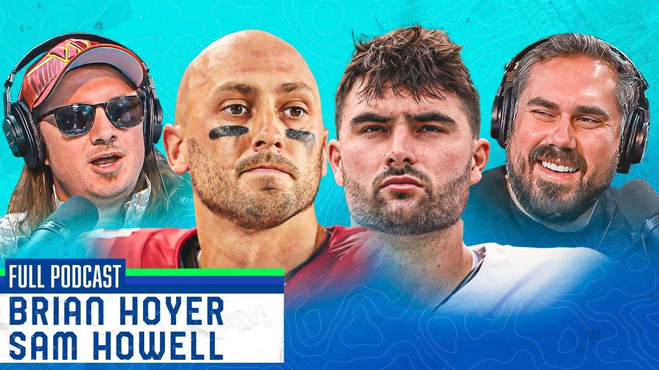 FULL VIDEO EPISODE: Raiders QB Brian Hoyer, CFB, MNF Doubleheader, 1 Question With Sam Howell And Jimbo’s