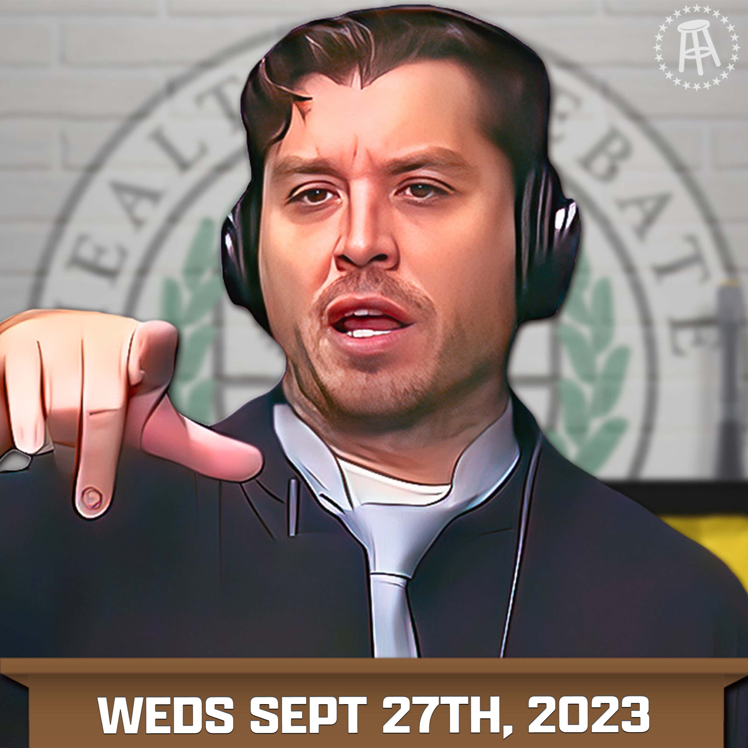 Sleeping On Planes, Chinese Food, & Irvin Returns! | Healthy Debate 9-27-23 episode artwork