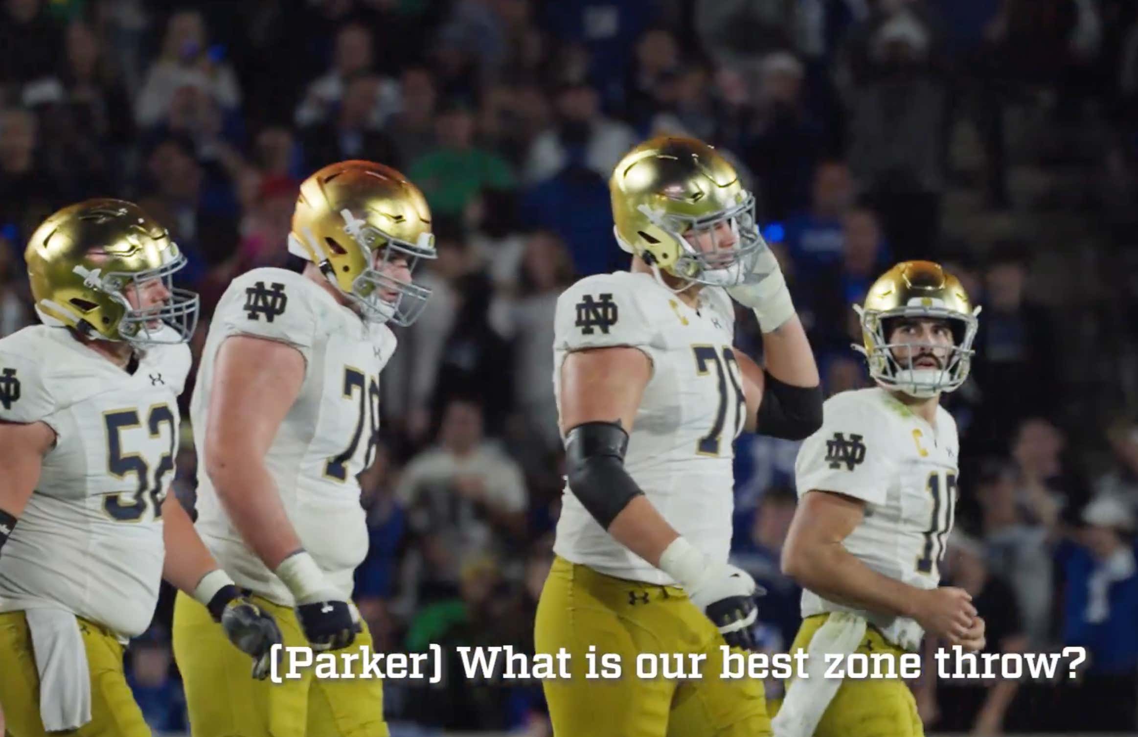 Notre Dame's Video Of Its Game-Winning Drive Against Duke With Audio From The Coaches' Headsets Is The Best Thing You'll Watch This Week