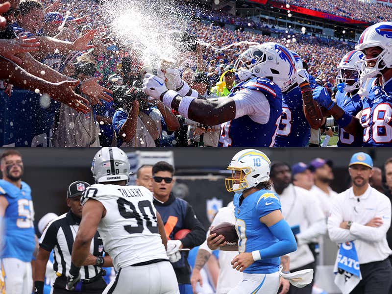 The NFL Fined Stefon Diggs More For Drinking Beer Than They Fined Jerry Tillery For Headhunting Justin Herbert