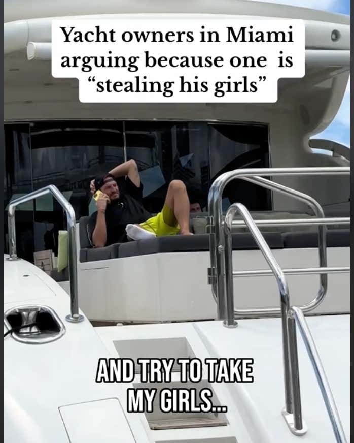 Yacht Wars: Some Guy Stole Another Owner's Dock Slip And In Turn, Stole His Girls Too