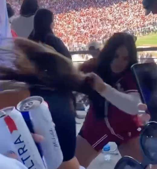WATCH: The Red River Catfight Ended Just Like The Game On The Field
