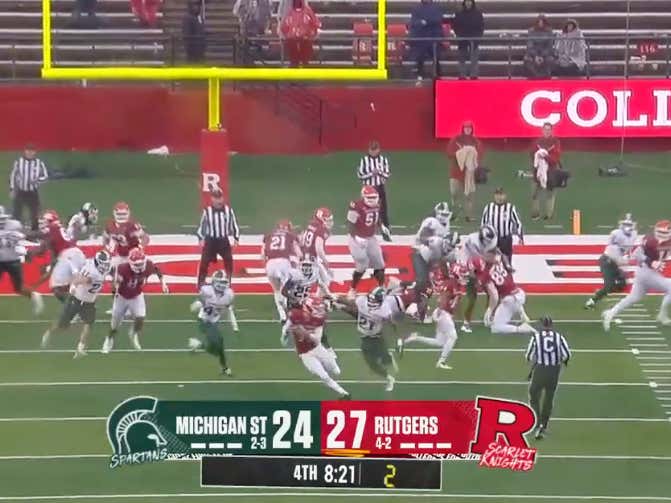 Michigan State +3.5 Was The Wildest Ride Of The Day Barstool Sports