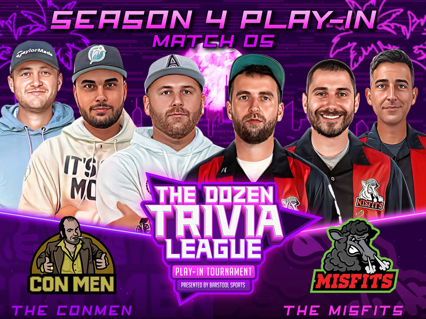 The ConMen vs. The Misfits Match 05 The Dozen Trivia League Season