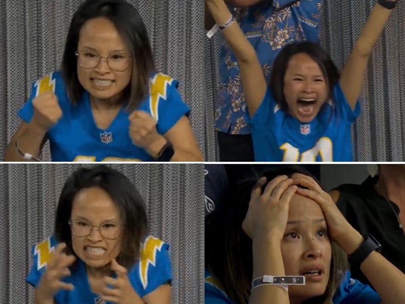 The Chargers Fan From Monday Night's Cowboys Game Had To Be An NFL Plant
