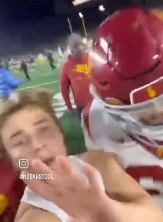 'Let Me See Those Nails Now, Bro': Caleb Williams Would Have Been Well Within His Rights To Knock This Kid Into Another Dimension