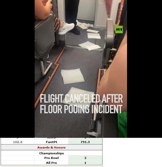 We've Had Yet Another Flight Canceled Due to a Passenger Pooping on the Floor
