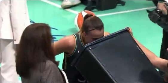 Profile in Courage: A WNBA Player Puked in a Trash Can and Went Right Back on the Court