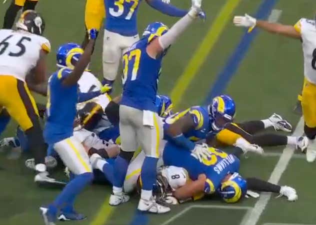 Another Game, Another Shit Show From The Refs - This Time The Rams Getting Hosed With A Spot That Makes No Sense