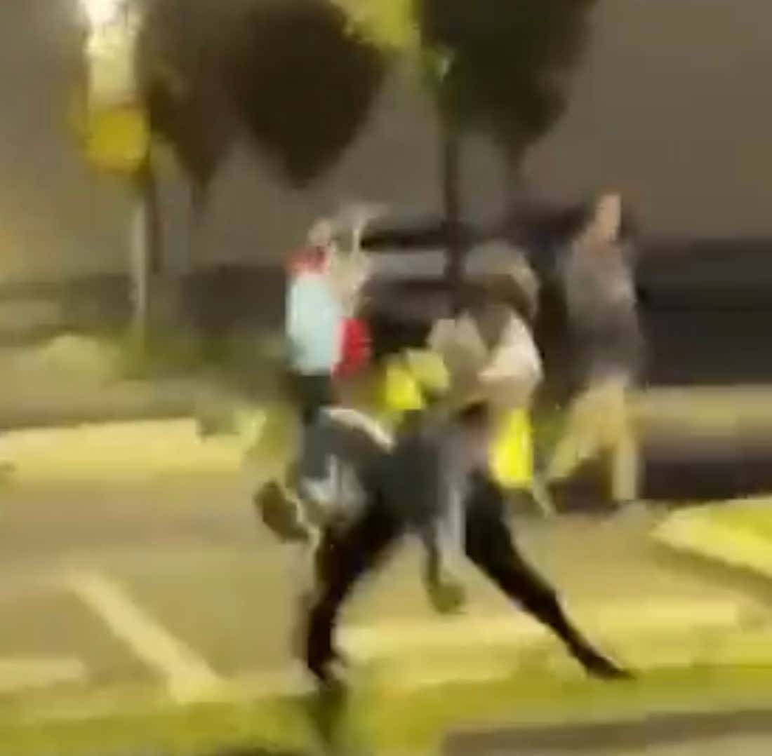 Some Poor Bastard Got Jacked Up In The Parking Lot Of Citizens Bank