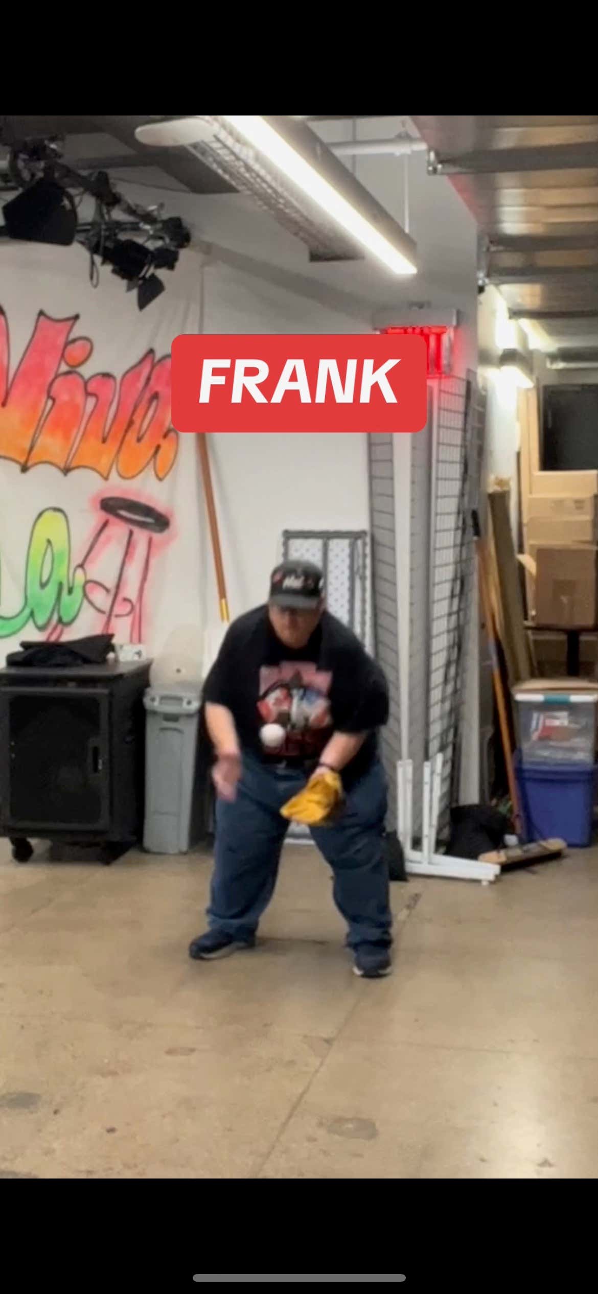 Barstool Takes Infield Practice And Shags Some Balls