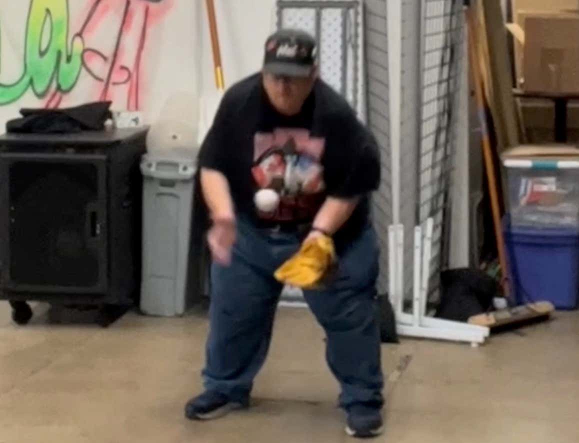 Barstool Takes Infield Practice And Shags Some Balls Barstool Sports