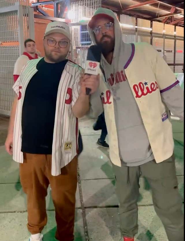 Phillies fans don't know where to look as busty woman puts on X-rated  performance in the stands