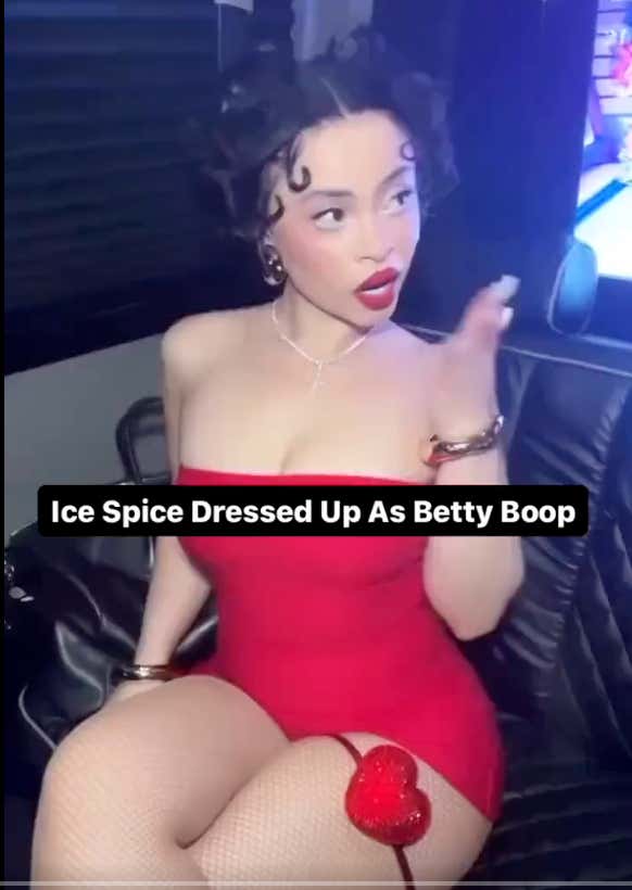 I Don't Care If Ice Spice Is An Industry Plant, She Won Halloween With Her Betty Boop Outfit