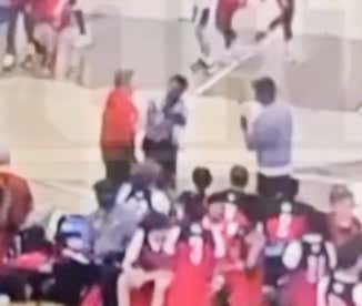 Watch: High School Basketball Ref Cold Clocks Coach Directly In The Face For Whining About A Bad Call