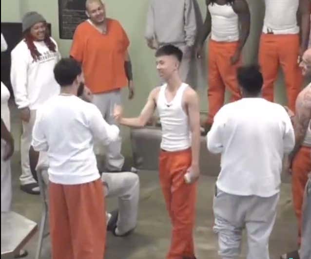 Do You Believe In Miracles: Man Completes 4 Perfect Daps To Avoid Getting Jumped In Prison