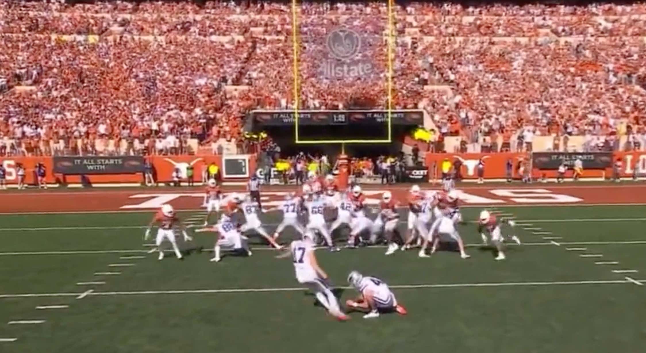 It Has Been A Banner Day For College Kickers