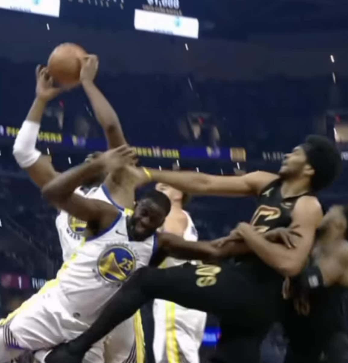 Draymond Green Was On The Receiving End Of His Patented Dick Kick And He Wasted No Time Calling Out The NBA