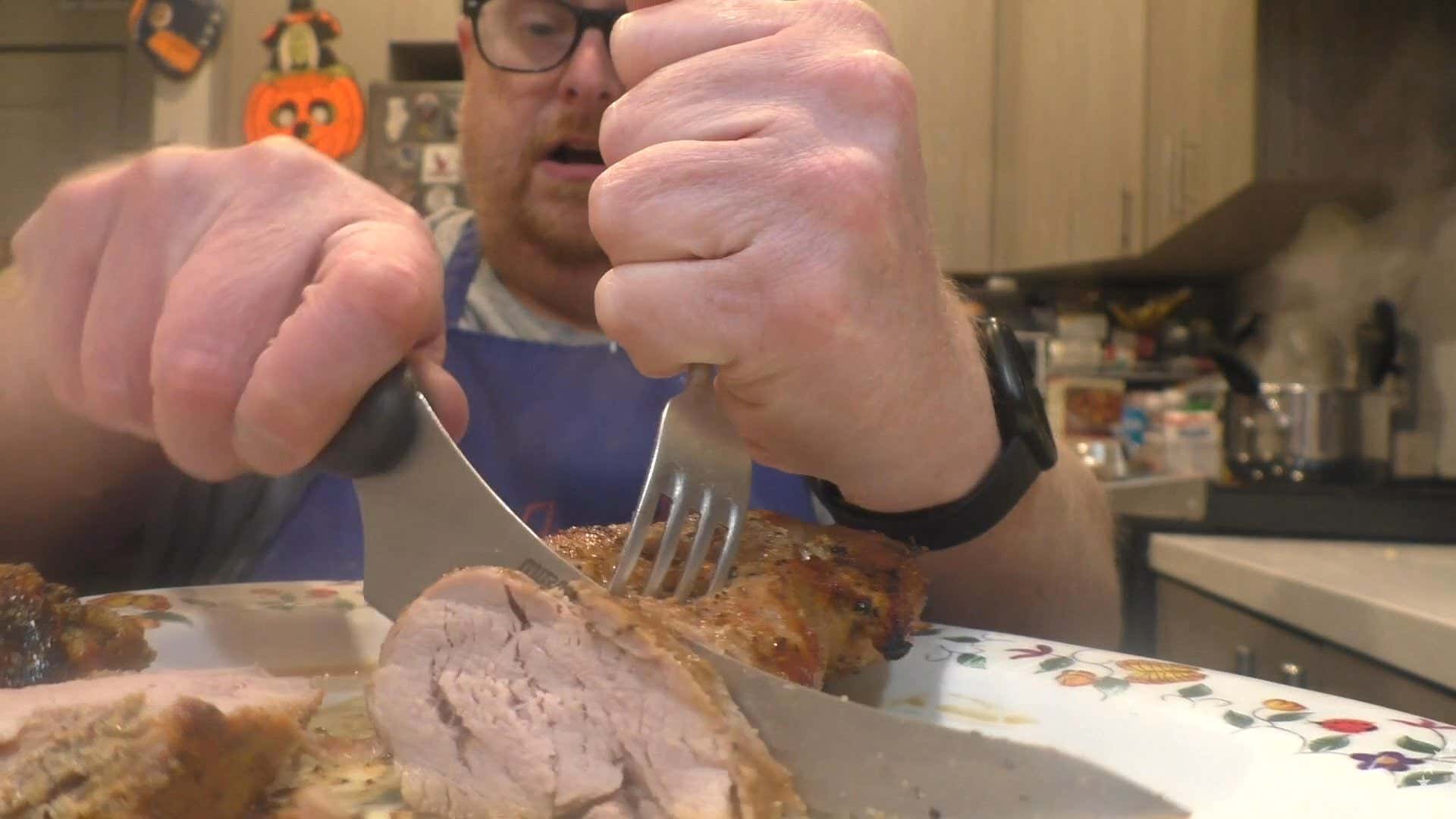 Tank Cooks Pork Tenderloin in Air Fryer